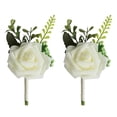thumbnail image 1 of 2pcs PE Ramilletes de Flores Artificiales Y Ramilletes de Flores para El, 1 of 9