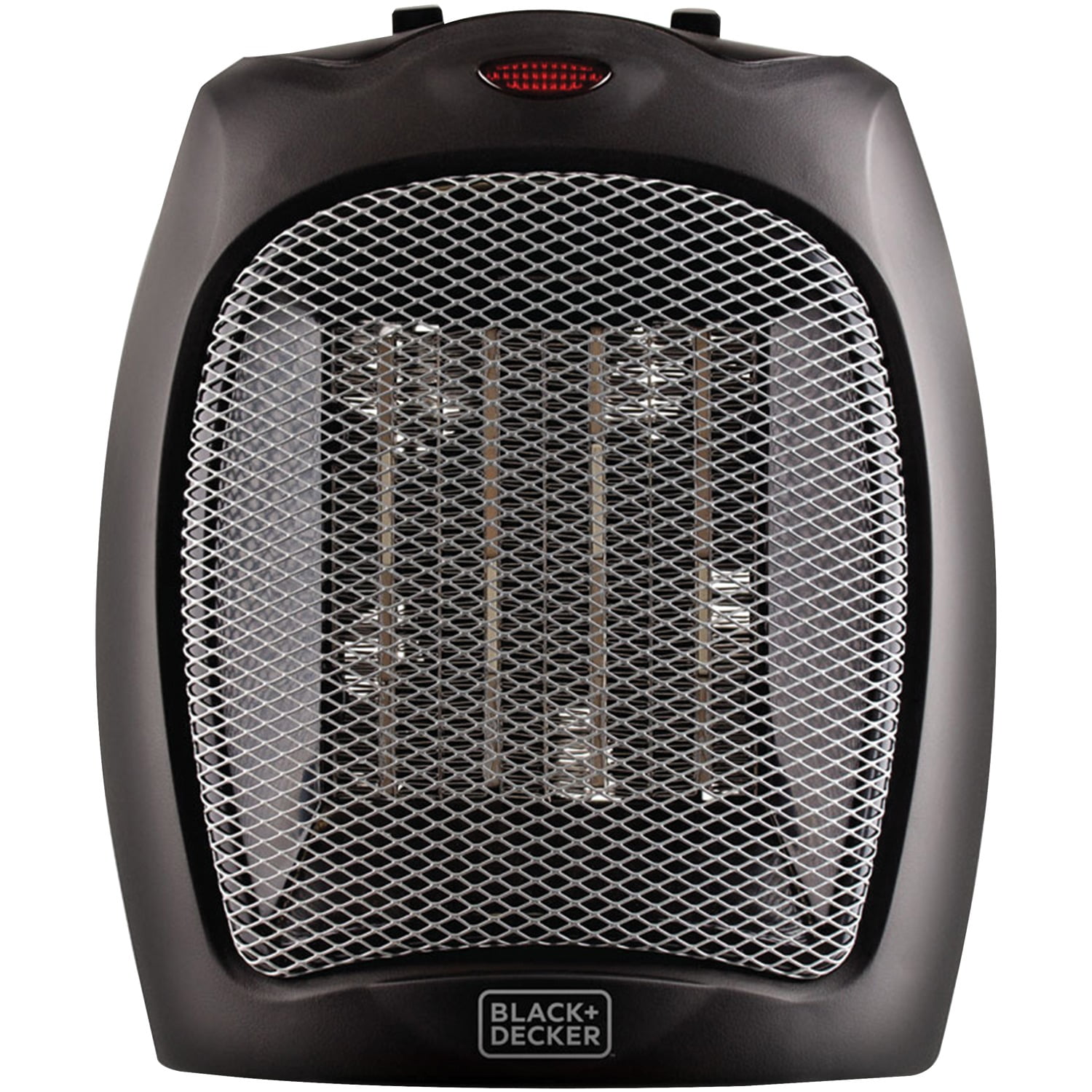 Black+Decker Portable Ceramic Space Heater in Black