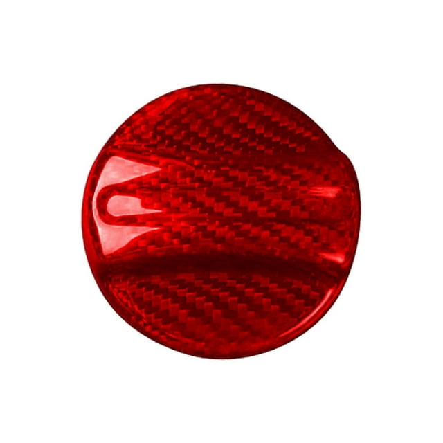 Carbon Fiber Fuels Cover Fashion Carbon Fiber Gas Cover Vehicle Fuels Tanks Lid Quick Fixng Suitable for Car Enthusiasts