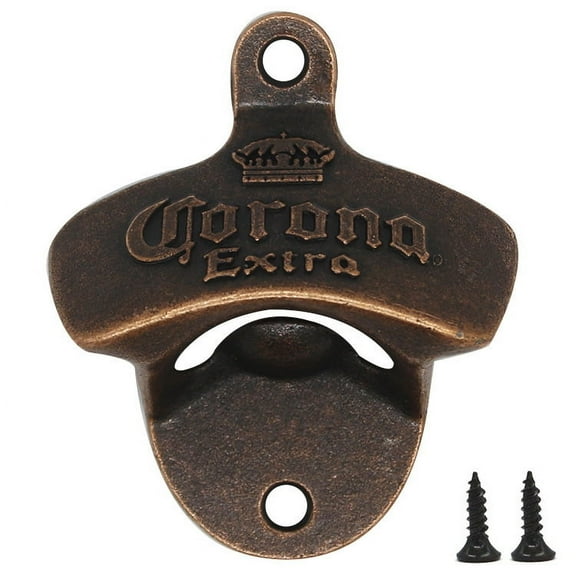 Vintage Wall Mount Bottle Opener with Screws Kitchen Bar Beer Zinc Alloy Can Opener Tool Household Professional Corkscrew Gadget