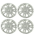 thumbnail image 1 of Wheel Rim Cover, Silver 4Pcs 14in Wheel Hubcap Scratch  Stylish  For Most Cars, 1 of 8