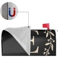 thumbnail image 4 of Classic Monogram Letter E Mailbox Cover Magnetic Standard Size Waterproof Letter Post Box Cover Wrap Oversize Decoration Welcome Home Garden Outdoor 21" Lx 18" W, 4 of 6