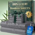 thumbnail image 1 of Juego de sábanas DECOLURE 100% viscosa derivado del bambú King Size, 1 of 8