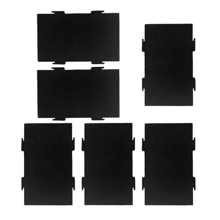 Activated Charcoal Filters for Microwave Oven Compatible with Kitchen Aid Whirlpool Over The Range Microwave W11282981, 6 Pack