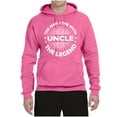 thumbnail image 2 of Wild Bobby, Uncle Man Myth Legend Funny Dad Uncle Papa Granpa Dad Gift, Father's Day, Unisex Graphic Hoodie Sweatshirt, Neon Pink, XX-Large, 2 of 4