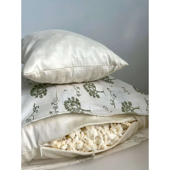 Shredded Latex Standard Med Pillow w/zip 20x26