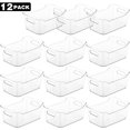 thumbnail image 2 of Tiawudi 12 Pack Plastic Storage Bins, Multi-Use Organizer Bins, Pantry Organizer, Clear Storage Containers, Bins for Home & Kitchen, 2 of 6