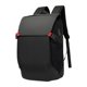 thumbnail image 5 of Mochila de viaje de negocios con correa para equipaje. Mochila de viaje ligera para el trabajo. Negro con rojo, 5 of 9