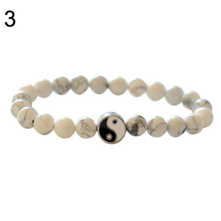 Handmade Soft Clay Cool Clay Bead Bracelets For Women And Men Bohemian Tai  Chi Yin Yang Charm Jewelry In Black And White By Dhbla From Yummy_shop,  $9.41