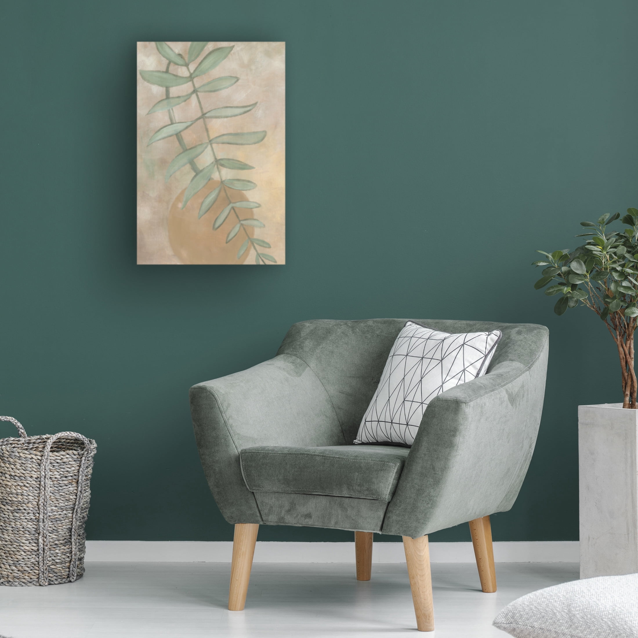 Trademark Fine Art Rosana Laiz Blursbyai Sang vase with branch Canvas Wall Art