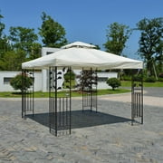 10*10 Feet Gazebo Top Tent Cover Patio Canopy Roof Double-layer Against UV