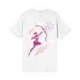 thumbnail image 2 of Power Rangers Pink Ranger Firing Bow Adult White Crew Neck Short Sleeve T-shirt-Large, 2 of 4