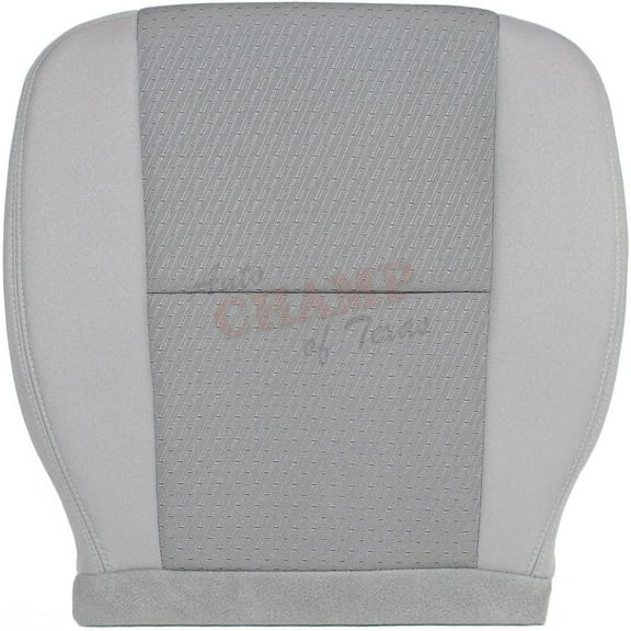 Auto Champ Of Texas: Compatible with - 2009-2014 GMC Yukon 1500 2500 XL SLE -Driver Side Bottom Cloth Seat Cover Gray