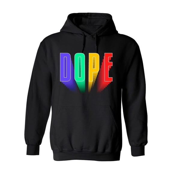 90's Style Dope Hoodie Men -Image by Shutterstock, Male 3X-Large