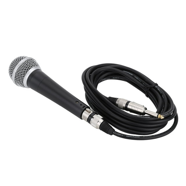 Microphone Dynamique Filaire Portatif Professionnel avec Câble