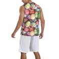 thumbnail image 2 of Naloa Easter Eggs Basketball Jersey Reversible Men's Mesh Athletic Sports Shirts Training Practice S-4XLSmall, 2 of 6
