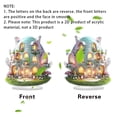 thumbnail image 6 of Lilixerw Easter Egg-Shaped House 2D Tabletop Decor,Easter Acrylic Home Wall&Table Decoration for Living Room,Bedroom,Festive Party Gift,Easy to Display,Durable,9.84x8.82 inch, 6 of 8