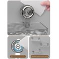 thumbnail image 2 of pitrice Innovative Rotating Suction Cup Shower Shelf For Bathroom Made Of Transparent transparent rectangle, 2 of 6