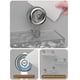 thumbnail image 2 of Billuyoard Estante organizador de baño duradero con ganchos para almacenamiento de artículos pequeños, organizador montado en la pared, ducha Juegos de accesorios de baño gris triángulo, 2 of 6