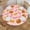 Pink Macaron, variant on muroi Watercolor Cherry with Twig Round Fitted Tablecloth with Elastic Protector Table Kitchen Dinner Waterproof Oil-Proof Table Covers Fits 40"-44", Small