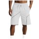 thumbnail image 2 of pstuiky Pantalones cortos para hombre, Pantalones cortos de trabajo de pierna recta, holgados y cómodos, de color liso, a la moda y para tiempo libre para hombre Pantalones cortos de baloncesto, 2 of 6