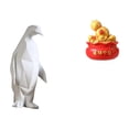 thumbnail image 1 of Escultura de pingüino,Escultura de pingüino para decoración nórdica del hogar,Adorno de mesa con estatua de animal,artesanía para decoración de dormitorio,Escultura de escritorio,Estatua, 1 of 8