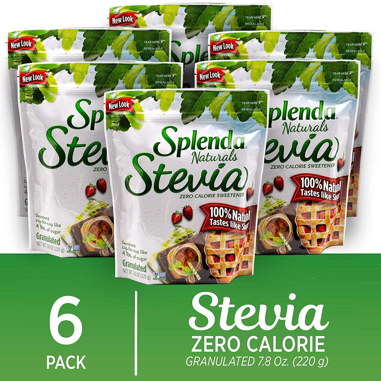 SPLENDA Naturals Stevia Sweetener for Baking No Calorie, All Natural