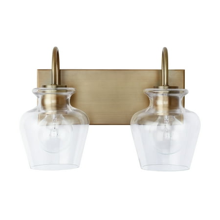 

Capital Lighting 138121-490 Danes 2 Light 15 Wide Bathroom Vanity Light - Brass