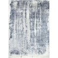 thumbnail image 1 of Ahgly Company Machine Washable Indoor Rectangle Industrial Modern Columbia Blue Area Rugs, 2' x 5', 1 of 7