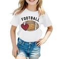 thumbnail image 2 of Gubotare Girls Tops Short Sleeve Girls T Shirt Graphic Casual Fashion Tee Shirts T Shirt (WH7,2-3 Years), 2 of 3