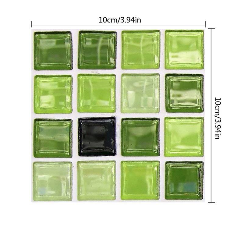 Wovilon Home Decor for Living Room Imitation Wall Tiles Crystal