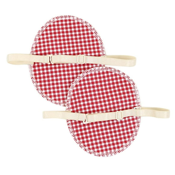 1 almohadillas lavables para las axilas, almohadillas sudor para las axilas, con Rejilla roja shamjiam Almohadillas absorbentes del sudor de las axilas