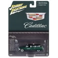 thumbnail image 3 of 1959 Cadillac Coroner Green Metallic With Black Top Special Edition 1/64 Diecast Model Car By Johnny Lightning Jlsp100, 3 of 3