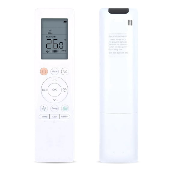 VERYNIUBI RG10L1 RG10L Compatible Remote Midea Air Conditioner Remote Control It's as good as the original one