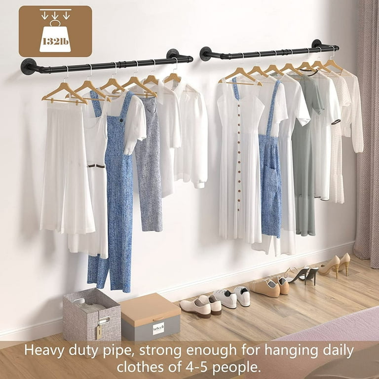Oak Leaf Wood Hangers, 6-Pack Coat Hanger Clothes Hangers with