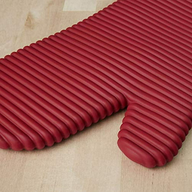New KitchenAid Luxury Silicone Set of 4 Oven Mitts / Pot Holders