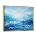 thumbnail image 2 of Designart "Infinity of the Ocean Blue Serenity II" Landscapes Floater Framed Wall Decor, 2 of 7
