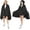 Black, variant on Tirrinia Wearable Blanket Poncho, Cloak with hood, Women Mom Gift, Adult of All Ages, 1.68 lb
