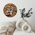 thumbnail image 6 of Vintage Sewing Machine Patchwork Wall Clock 10-Inch Silent Wooden Wall Clock, Battery Operated (AA Batteries Not Included), Artistic Home Decor, 6 of 7