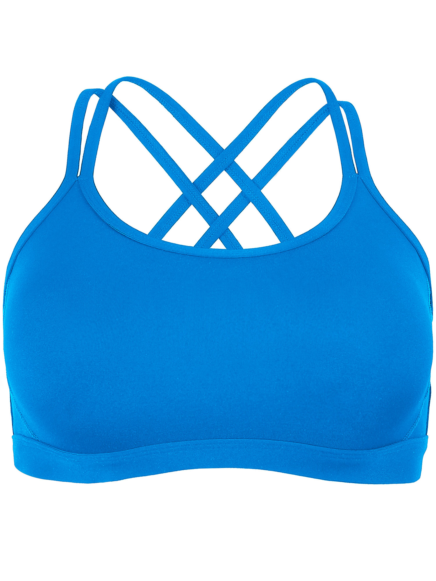 Charmo Womens Active Strappy Back Sports Bra Push Up Padded Sports Bras ...
