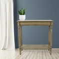 thumbnail image 6 of Simplify Rectangular Wood Console Table with Shelf, Sahara Finish, 6 of 6