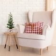thumbnail image 3 of Haute Decor 24 Inch Potted Tree with Pinecones, Metal Pot with Classic Red Truck, 3 of 4