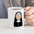 thumbnail image 4 of CafePress - Nun Mug - 11 oz Ceramic Mug - Novelty Coffee Tea Cup, 4 of 4
