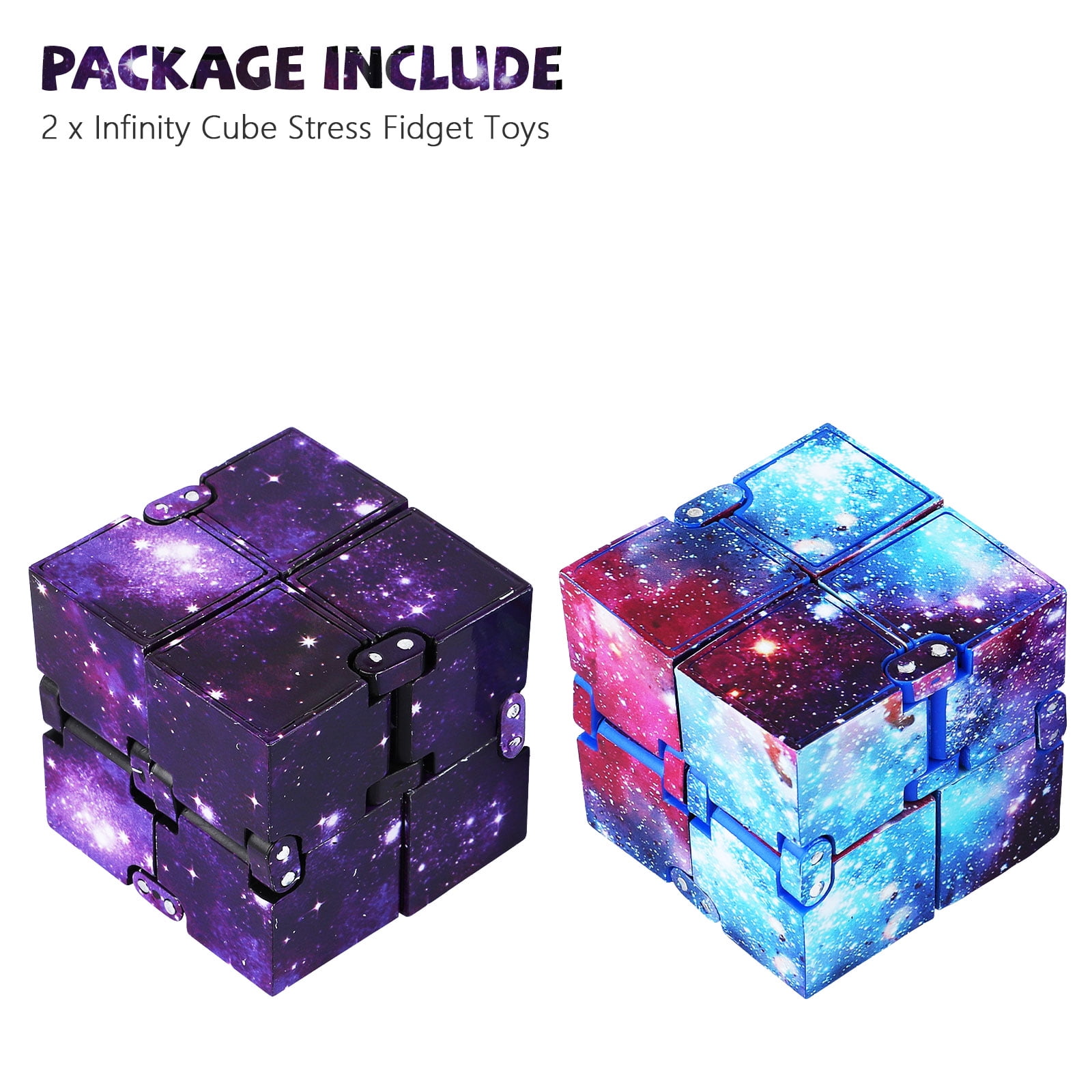 Infinity Cube Fidget Toy Tsv Fidget Cube Toys Sensory Tool For Relief Stress Cool Mini Gadget For Relaxing Hand Held And Relief Anxiety And Kill Time For Kids And Adults Add Adhd Ocd Walmart Com