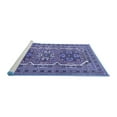 thumbnail image 2 of Ahgly Company Machine Washable Indoor Round Persian Blue Traditional Area Rugs, 3' Round, 2 of 4