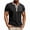 L5-Black, variant on Men's Henley Shirts Waffle Knit Short Sleeve Button T-Shirts with Pockets Color Block Tee Shirts Lightweight Summer Vintage Casual Basic Tee,Light Blue 2XL