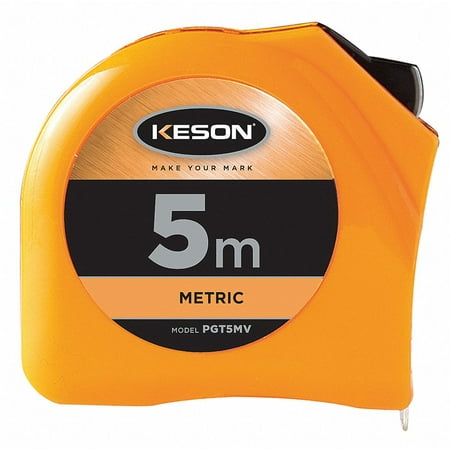 UPC: 0052837028276 | Keson Tape Measure Closed 25mm x 5m Orange PGT5MV