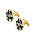 thumbnail image 2 of Daisy Elegant Dress Shirt Cufflinks Set | Stainless Steel | Formal Occasion, 2 of 6