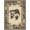 Navy Rust Beige, Pattern 8, variant on ODIKA Fishing Lure Motif With Patriotic Bass And Distressed Frame Vintage Flowing Pet Friendly & Kids Safe Play for Playroom, Bedroom, Reading Nook