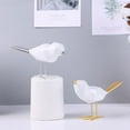 thumbnail image 4 of Modern Cute Bird Statues European Decorations Geometric Animal Statues Office Sculptures Abstract Decoration Gold, 4 of 7